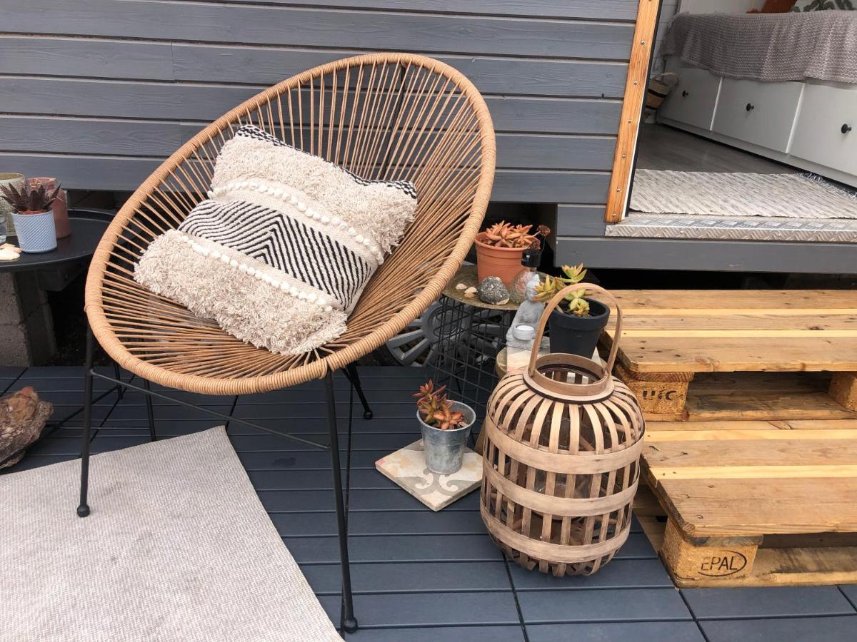 Tinyhouse Luna With Ac, Bbq And Beautiful View La Vegueta Exteriör bild