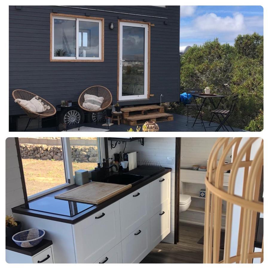 Tinyhouse Luna With Ac, Bbq And Beautiful View La Vegueta Exteriör bild
